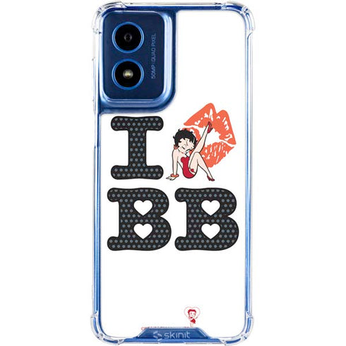 Betty Boop I Love BB Moto G 5G (2024) Clear Case